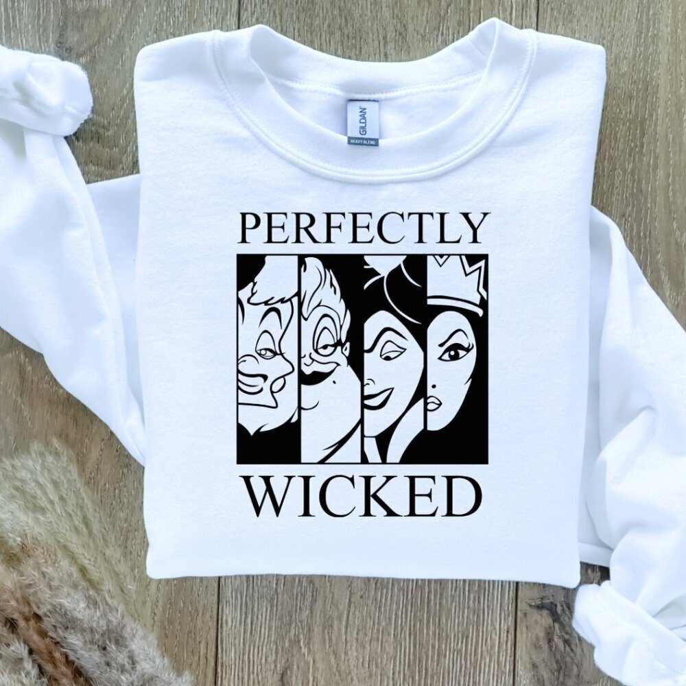 Perfectly Wicked Disney Villain Queens Sweatshirt Sweater